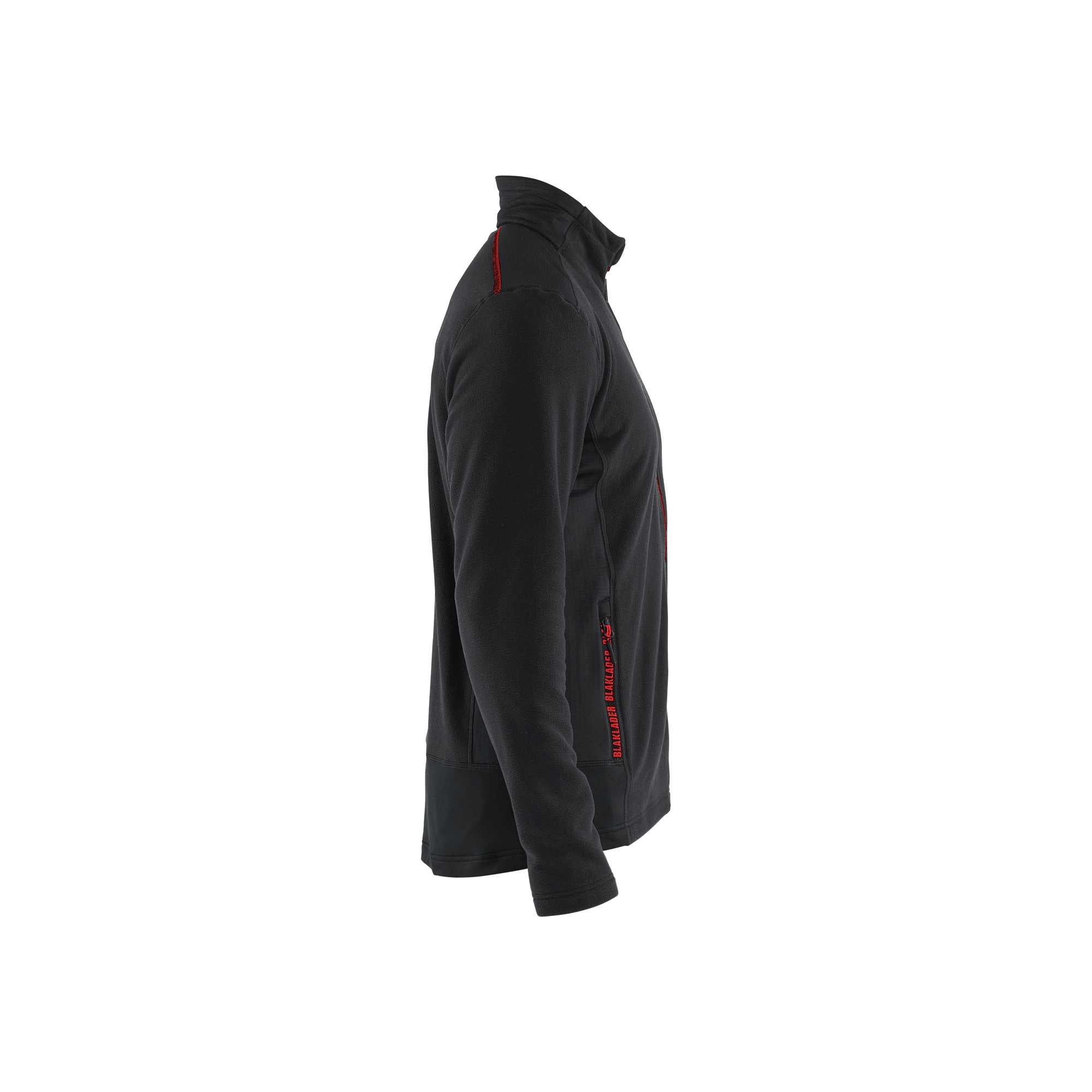 BLAKLADER 47651010 Microfleece Jacket Hi Vis Reflective Work Jacket MEN - Antipilling
